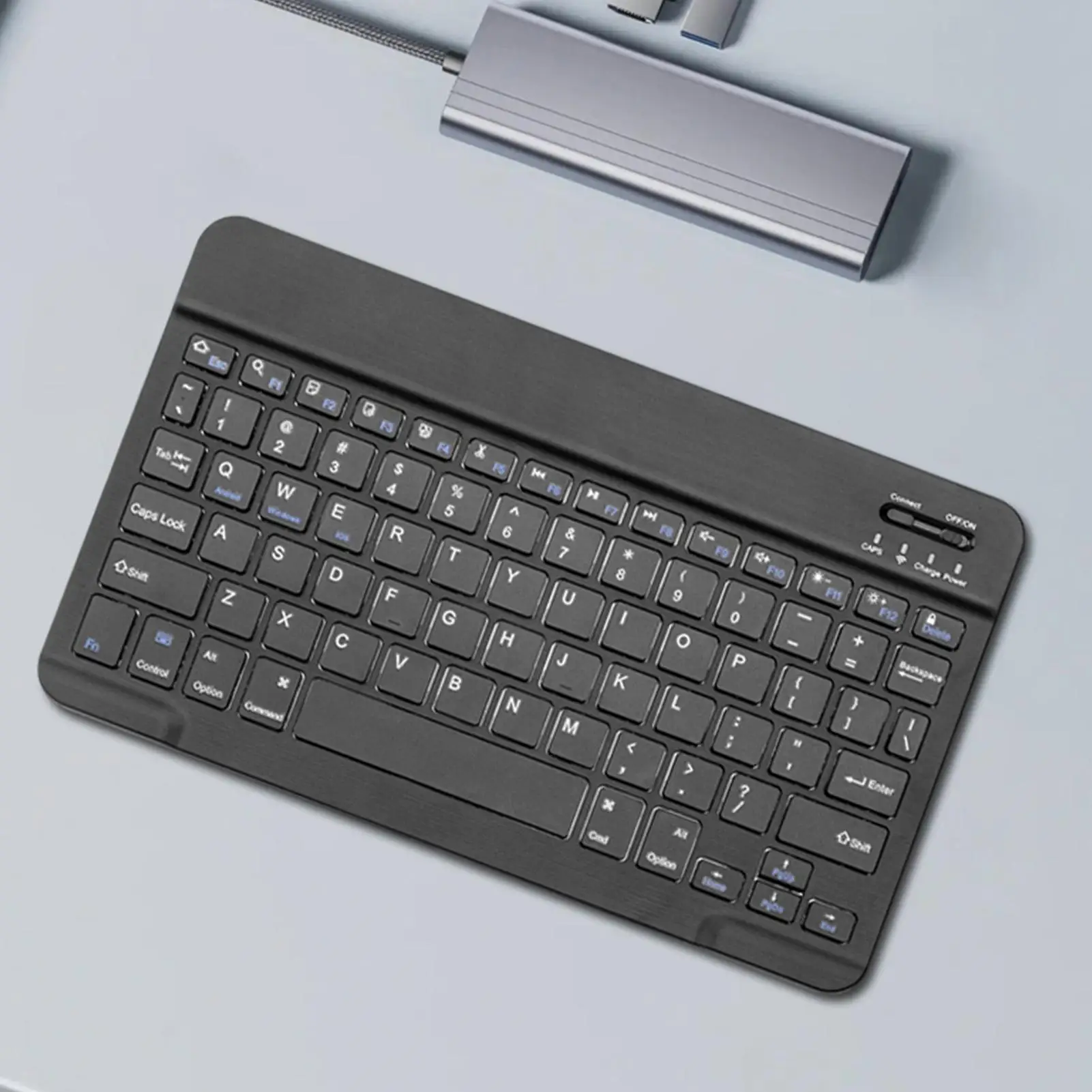 Mini English Blue Tooth Keyboard Portable Lightweight Wireless Keyboard Rechargeable Keyboard For Mobile Phones Laptop Tablet