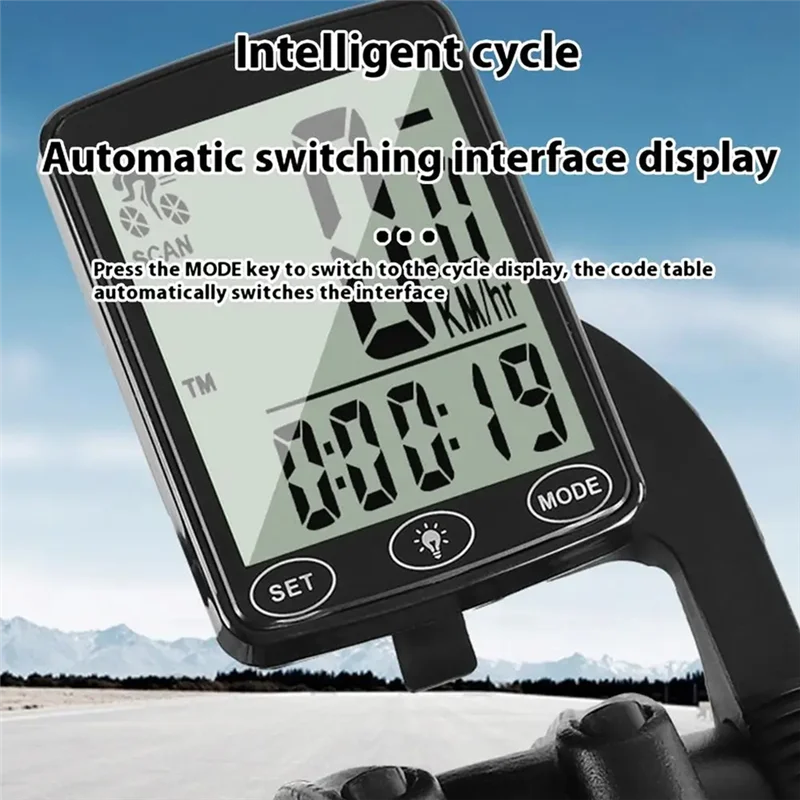 【Shop Now】Automatic Wireless Bicycle Speedometer Odometer Cycling Computer For Bikes Speedometer