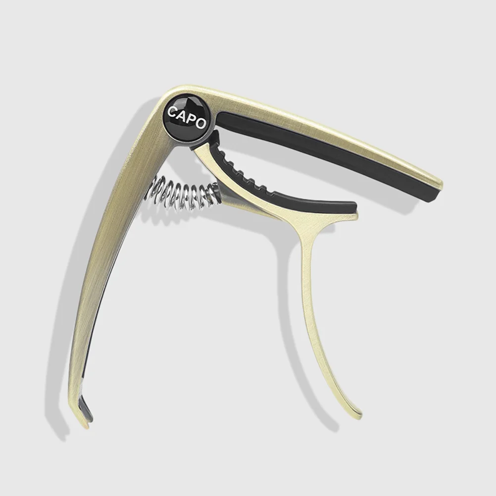 

Professional Guitar Capo for Acoustic Electric Classical Folk Ukulele Aluminum Alloy Sturdy Corrosion Resistant Clip Tuning Tool