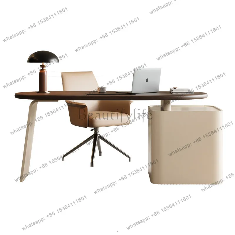 

Desk household solid wood office French antique writing desk