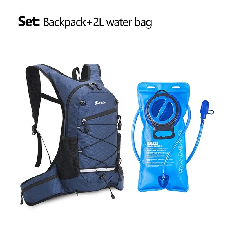 Hiking Off Road Water Bag Backpack Waterproof Polyester Breathable Outdoor Sports Water Bag Backpack 2L Cycling Refill Waterbag