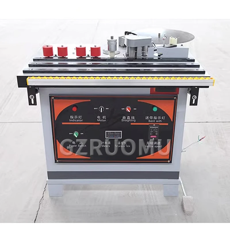 Curved Straight Edge Banding Machine Manual Edge Bander Double Side Gluing Small Home Decoration Board Woodworking Welting 220V