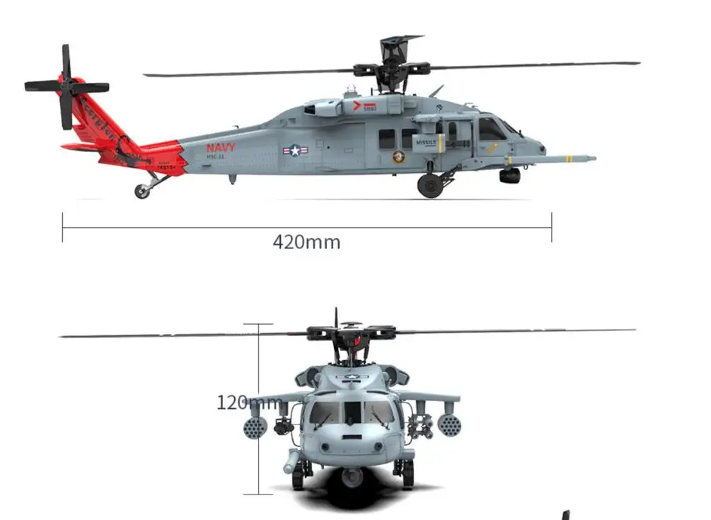 YU XIANG F09-H Części zamienne do helikopterów RC YUXIANG F09H Obudowa nadwozia Łopata podwozia Silnik ogonowy Rama Serwo Swashplate Prop