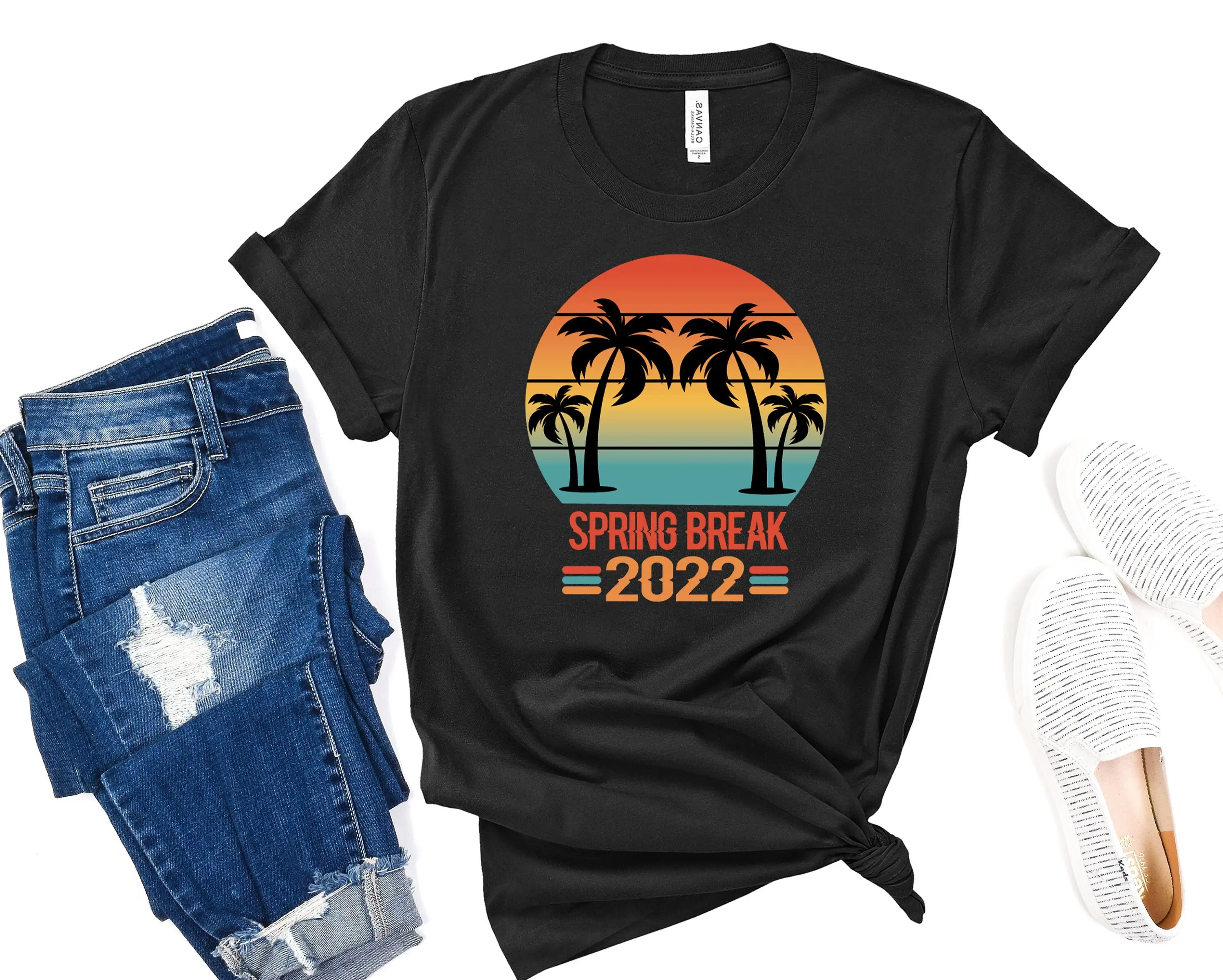 

Футболка Spring Break 2022, футболка Crew Beach Vibes Family Matching Vacation s