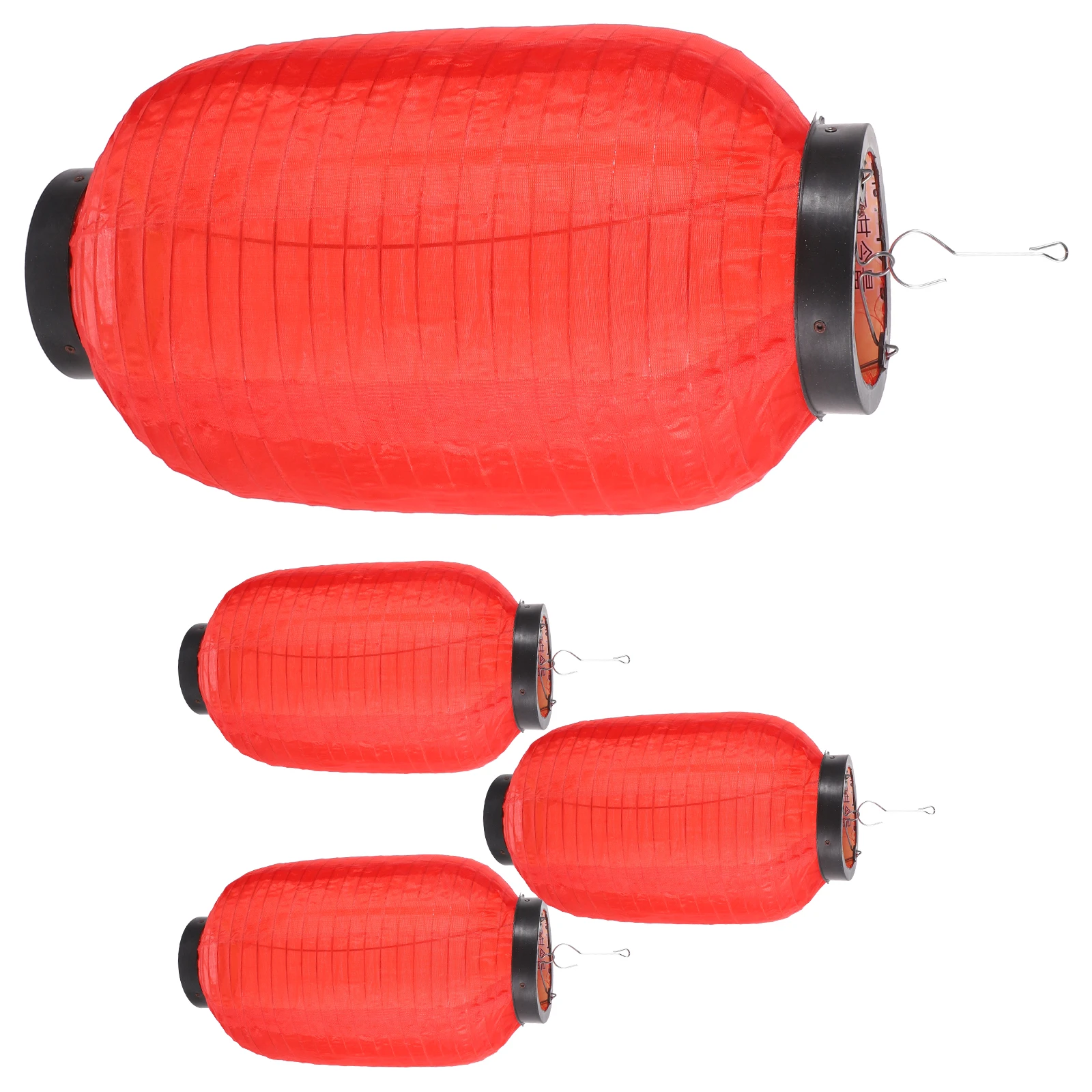 

4 Pcs Waterproof Folding Lantern Gate Restaurant Japanese Sushi Outdoor Lanterns Style Hanging