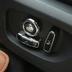 Car Seat Adjustment Switch Knob Cover Trim For Land Rover Discovery 5 2017 2018 2019 2020 Range Rover Sport Evoque Vogue Velar