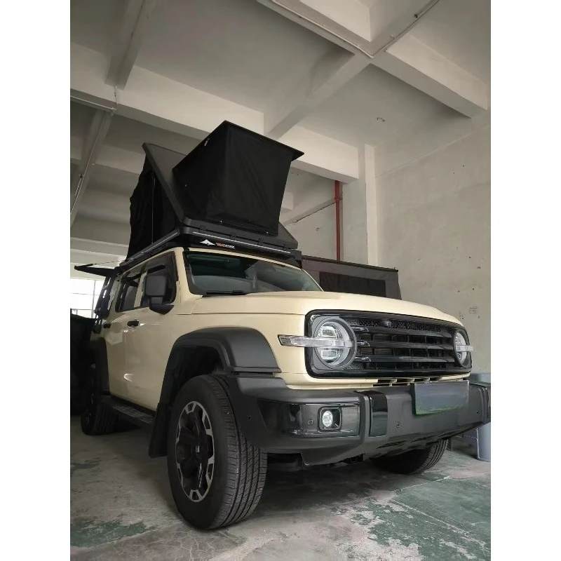 2026 Wholesale Removable Aluminum Triangle Car Rooftop Tents Clamshell Outdoor Camping Tents