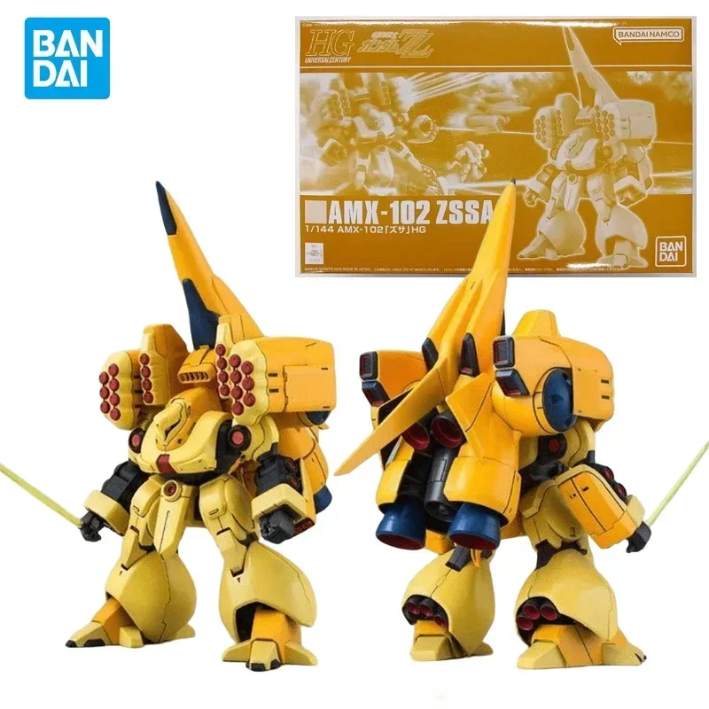 

In Stock Original Bandai GUNDAM HGUC 1/144 AMX-102 ZSSA PB Limited Assembly Anime Action Figure Model Collectible Toys Gifts