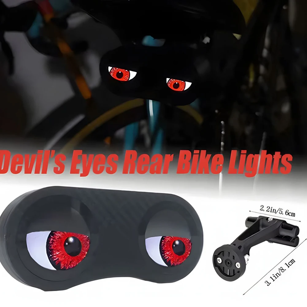 DIY RGB Waterproof for demon Eye Motorcycle Decorative Light For Electric Vehicles Bicycles And Motorbikes for custom Display