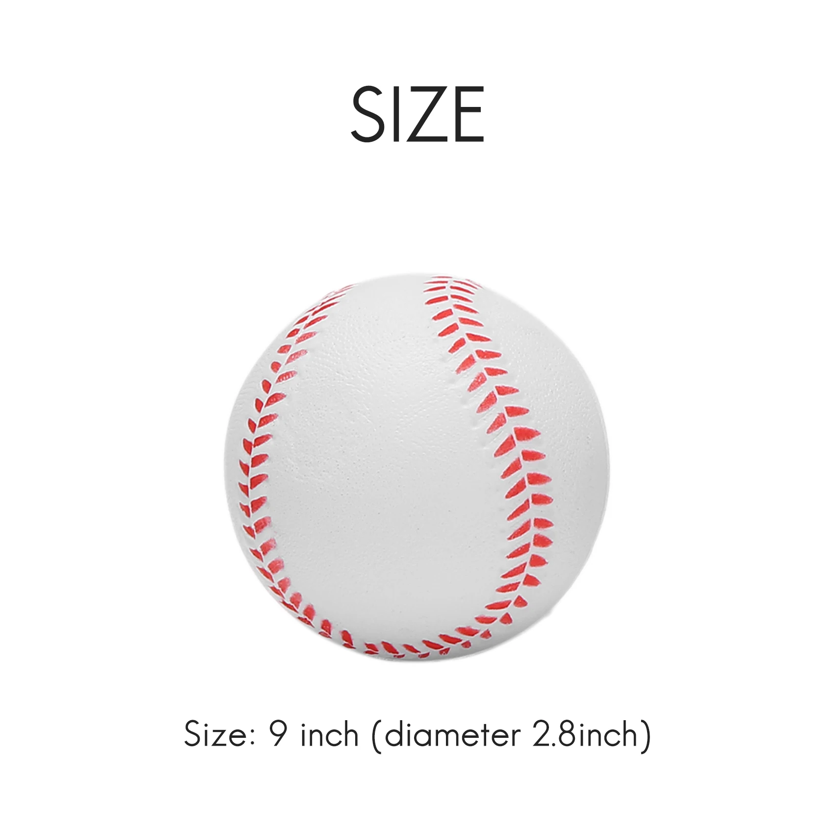 

YCHL 12Pack Baseball Foam Softball 9Inch Adult Youth Training Sporting Batting Ball for Game Pitching Catching Training