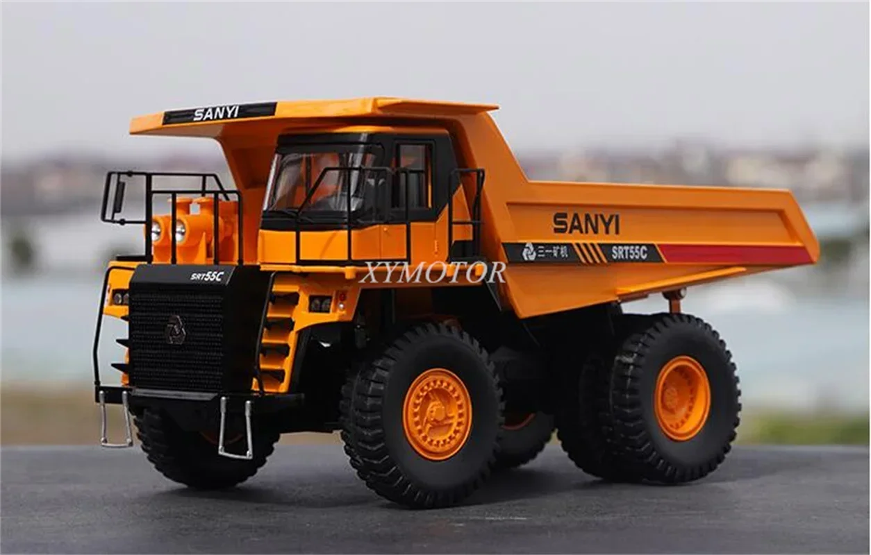 1/35 SANY Mining dump truck Mine car Mechanics Diecast Model Car Truck Kids Toys Hobby Gifts Collection Ornaments Display