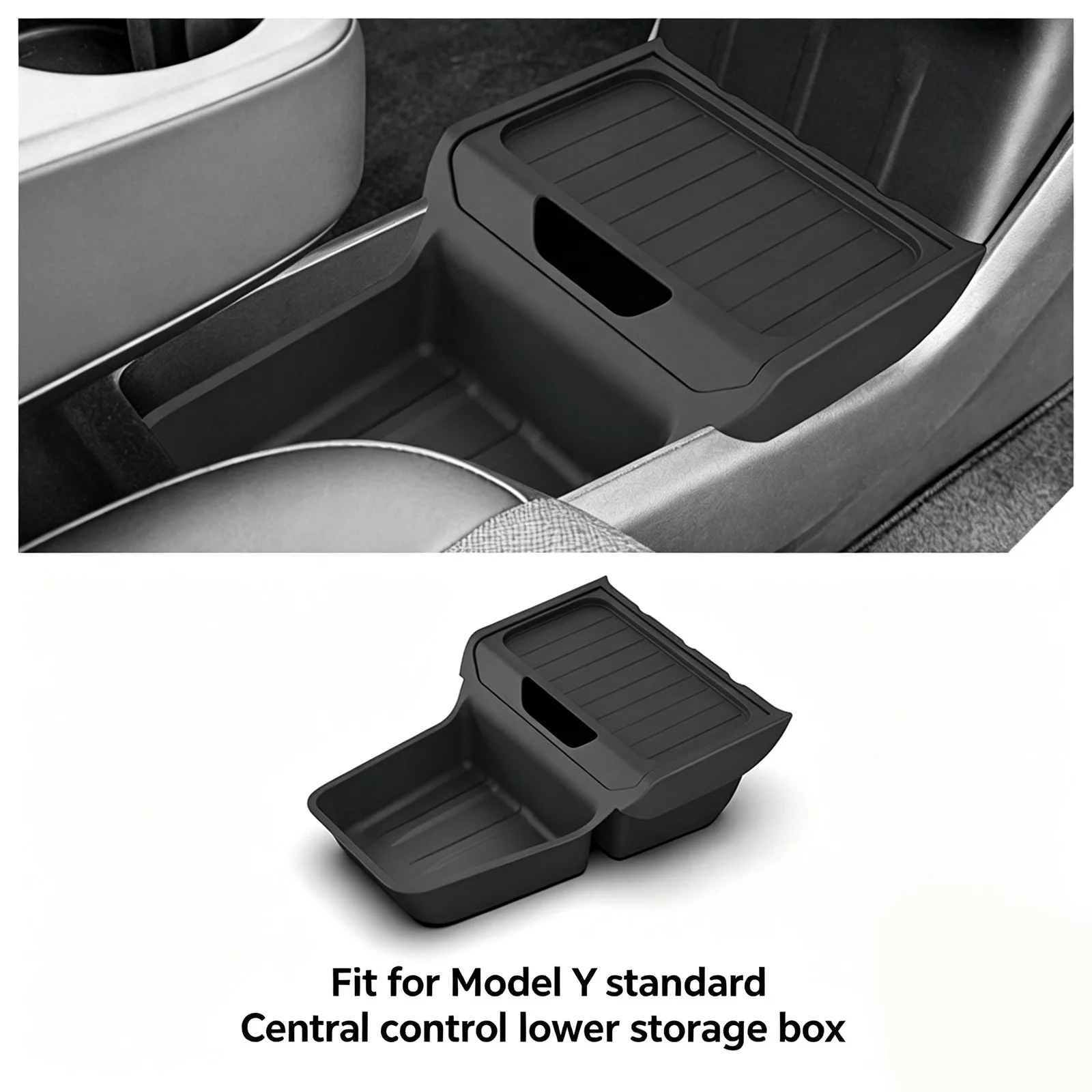 

Lower Center Console Organizer Tray for Tesla Model Y Juniper Standard 2026 2025 for Model Y 2025 2026 Accessories