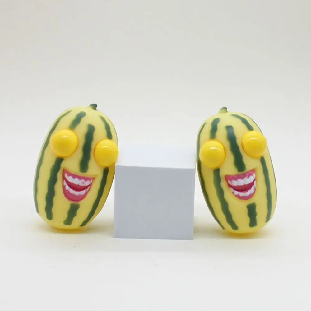 Slow Rebound Watermelon Pinch Toy Watermelon Strips Watermelon Fruit Eyes Popping Out Toys Cartoon Explosive Eye Office Workers