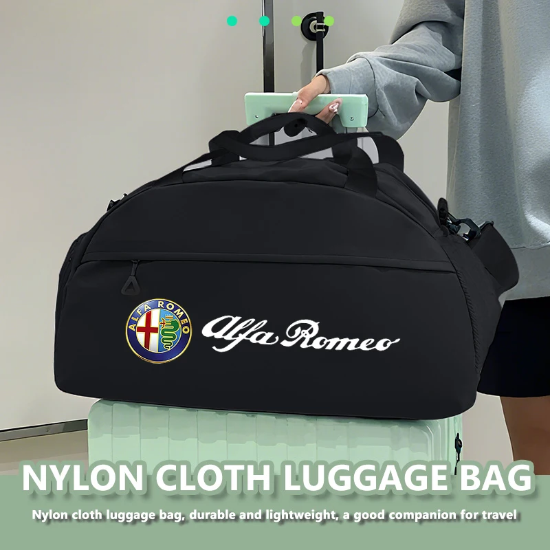 

2026 Горячая Нейлоновая дорожная сумка для Alfa Romeo большой емкости для стайлинга автомобилей, спортивные сумки на плечо для спортзала Giulietta GT 159 147 156