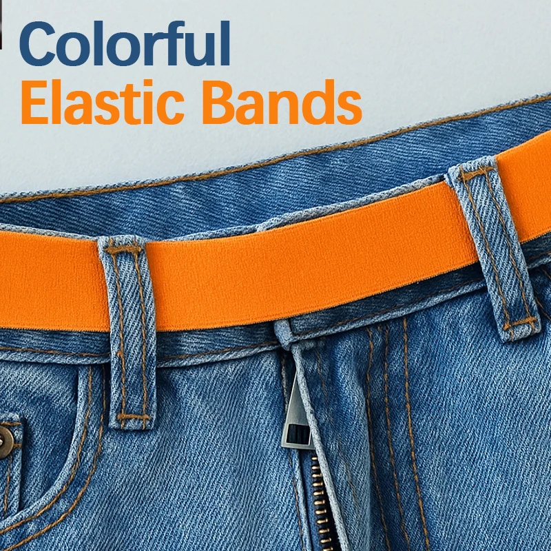 

5/10Meters 12mm Colored Elastic Bands for Bra Strap Hair Band Satin Stretch Ribbon Pants Belt Rubbe Tape DIY Sewing Accessories
