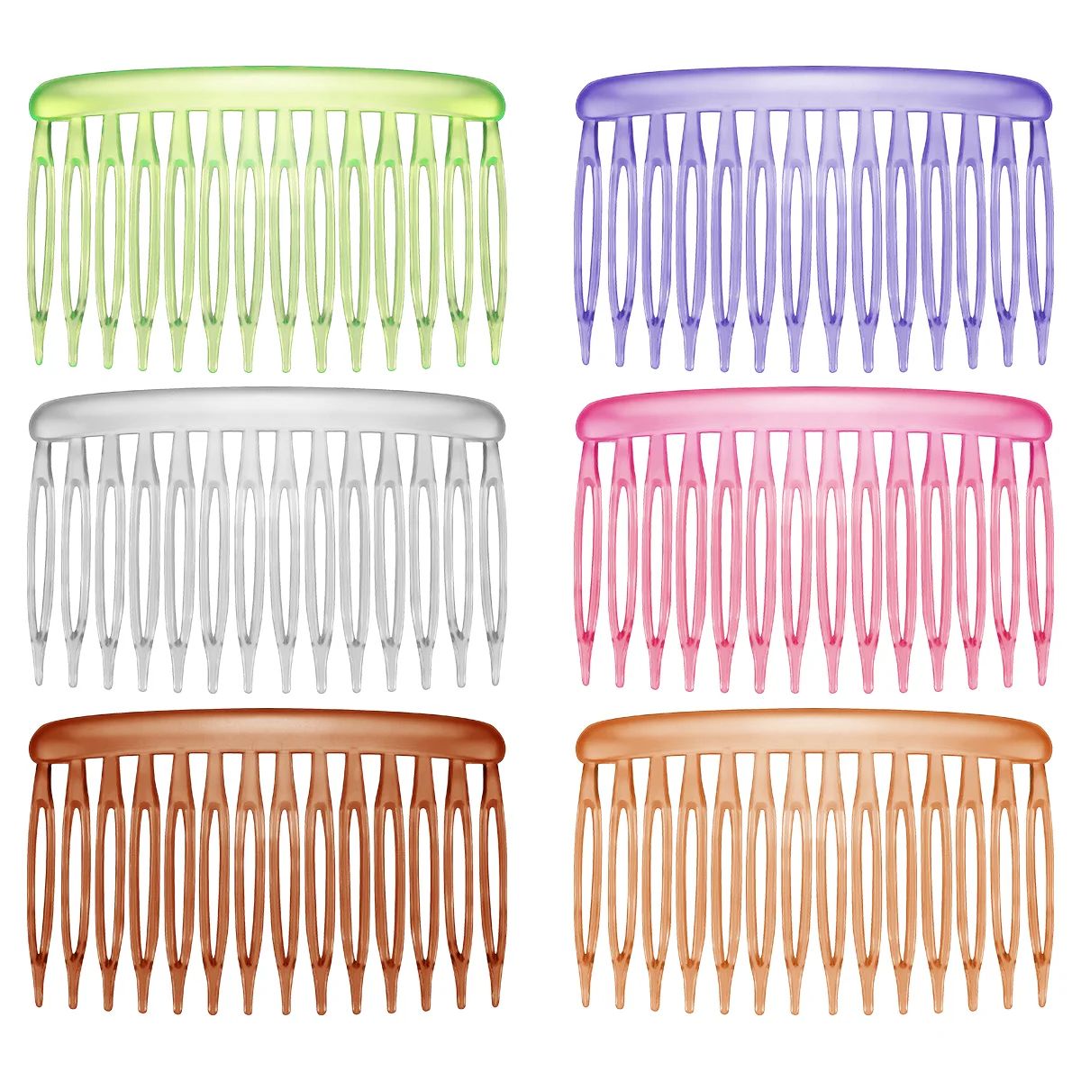 Fashion Hair Combs Accessories Single Row Wave Design Side Clip Elegant Durable