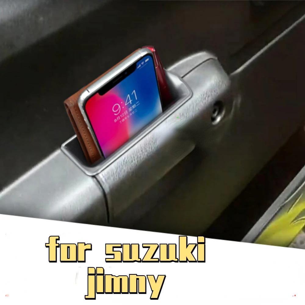 

Боковая коробка для хранения в салоне автомобиля, входная дверь, органайзер для перчаток, контейнер для телефона, карман для ручки для Suzuki Jimny JB74 2019 2020 2023