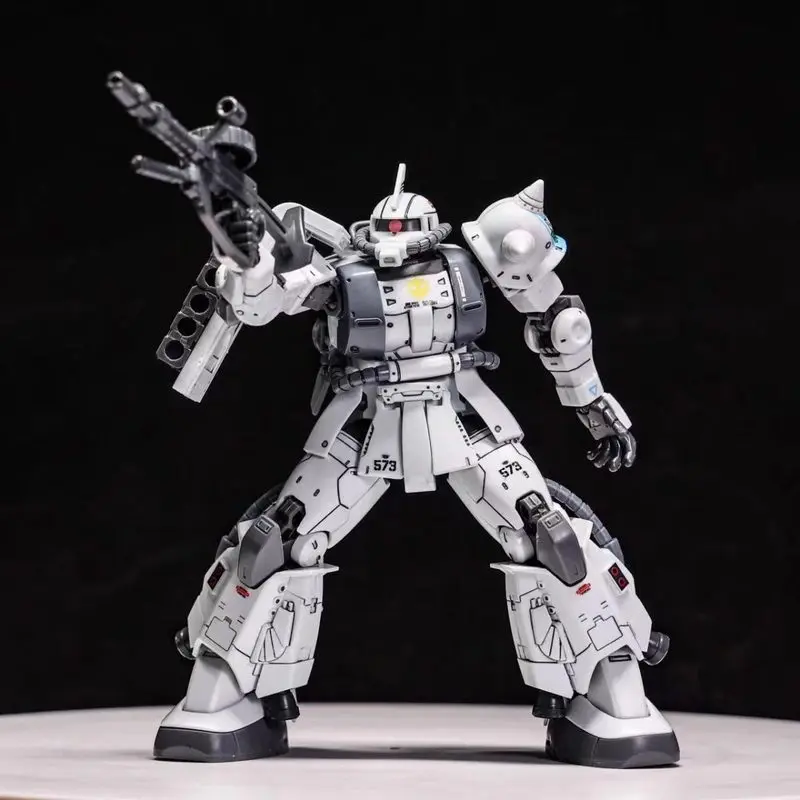 XD GTO White Wolf Zaku II HG1/144 Shin Matsunaga Mech Montagemodellbausatz Actionfigur Sammlermodell Desktop-Ornamente Spielzeug