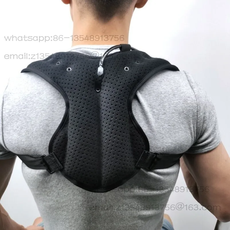 背中と肩の調整可能なインフレータブル体型矯正装置、通気性のある座り姿勢矯正装置