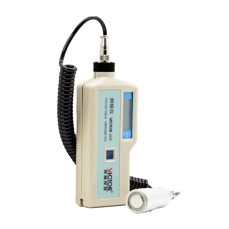 VICTOR 66B Portable Low  Frequency Digital Vibration Meter  Frequency 0.5HZ-200HZ