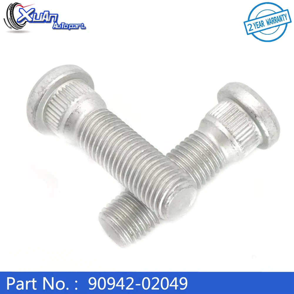 2 шт. болт ступицы колеса 90942-02049 для Toyota Corolla Camry Tacoma Tundra 4Runner Scion tC Lexus ES250 GX460 GX470