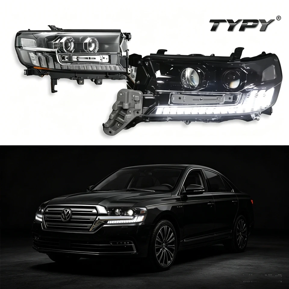 

Plug and Play Car For Toyoto Land Cruiser2016-2020 Headlight Upgrade Modified To New DRL Dynamic Turn Signal LED Headlight