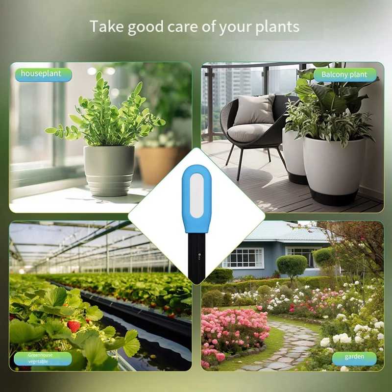 Tuya 2-in-1 Soil Moisture Ambient Temperature Test Meter Plant Intelligent Measuring Instrument Plant Gardening Tool