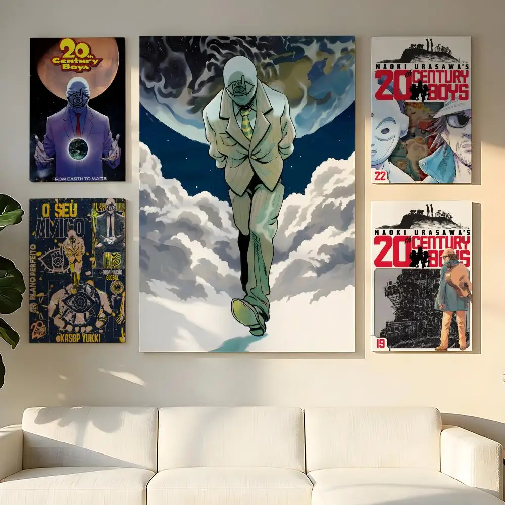 Cuadro Decorativo de Pared con Marco Interior, Estilo Moderno, con Caligrafía y Pintura de Anime del Siglo XX