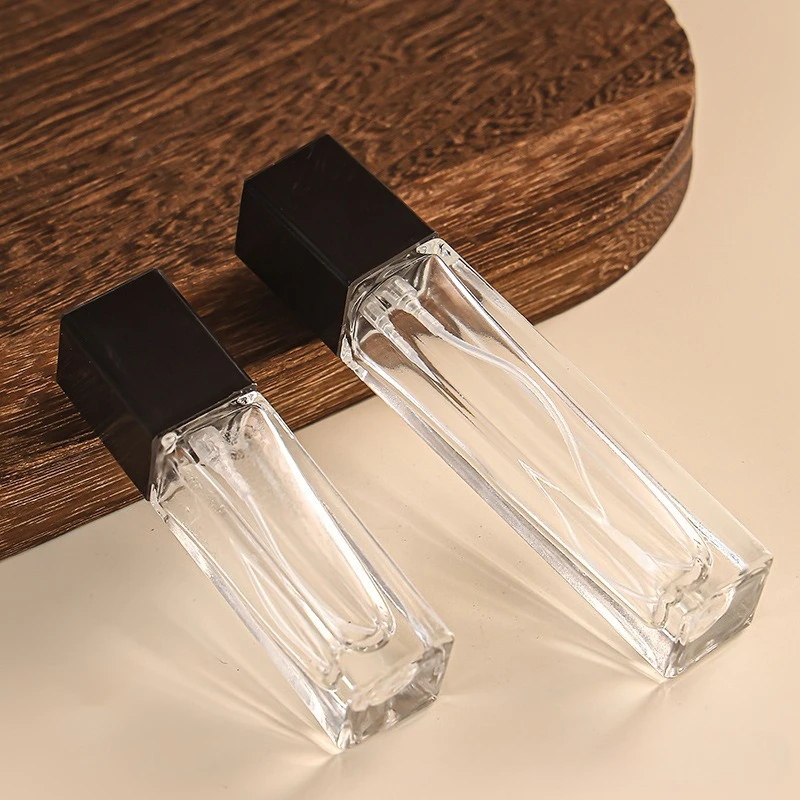 20 Stück 5ml 10ml Bajonett-Klarglas-Parfümflasche Tragbarer Zerstäuber Metall-Zerstäuber Parfümflasche Großhandel – Detail 3