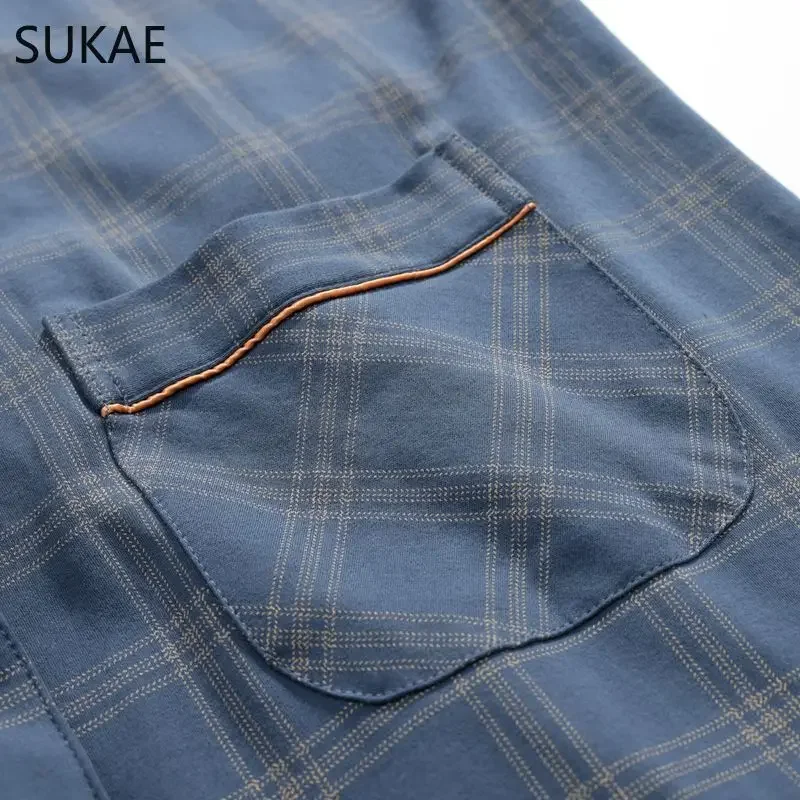 

EE01 L-4XL Luxury Bathrobe for Man Autumn Winter Knitted Cotton Long Sleeve Shawl Collar Men Robes Elegant Mens Kimono V-necIo0！