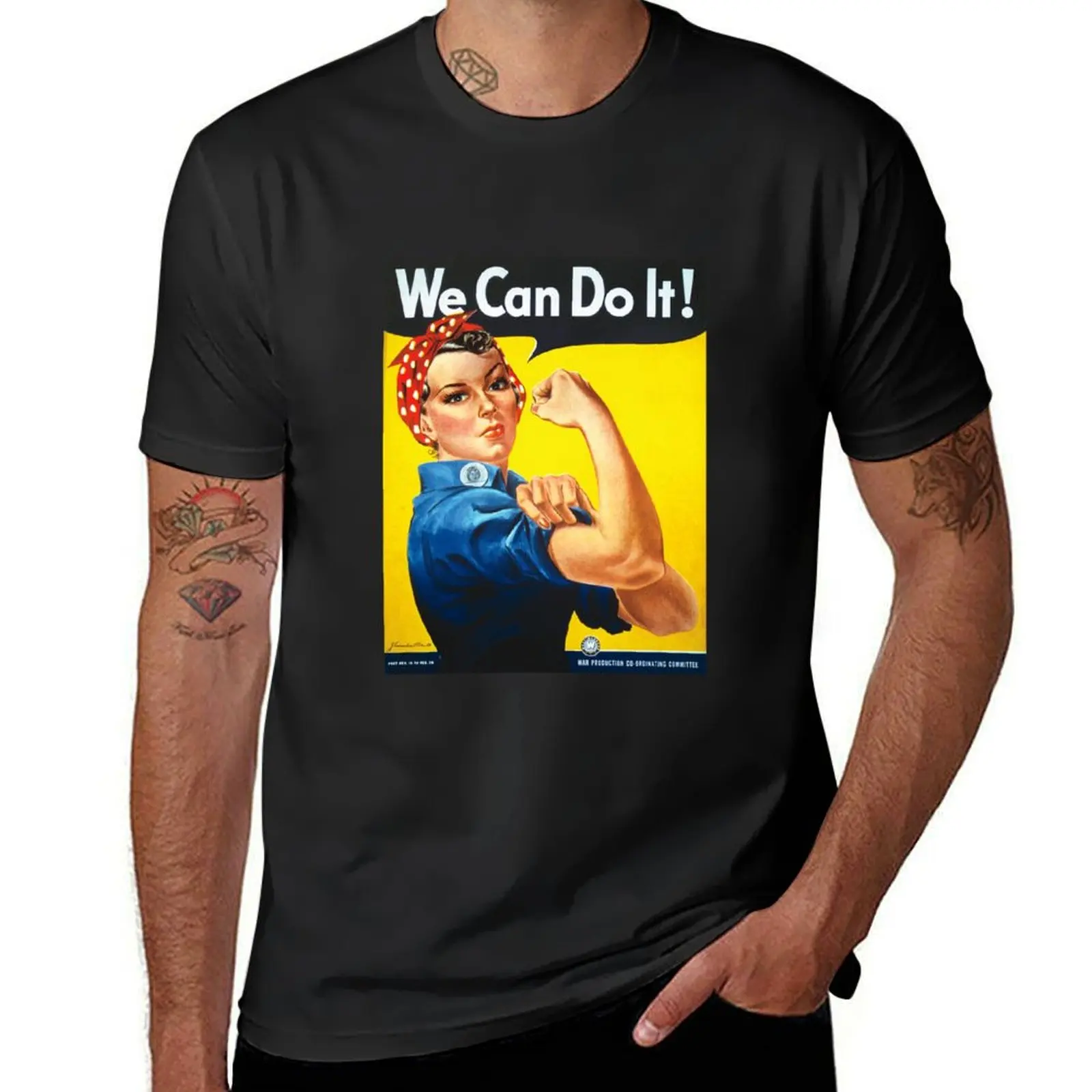 We Can Do It - Rosie the Riveter T-Shirt animal prinfor boys korean fashion cute tops heavyweights mens clothing