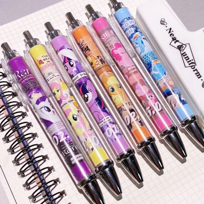 My Little Pony Cute and high-looking gel pen for students to use for portable exams 0.5 quick-drying ST-head brush question pen