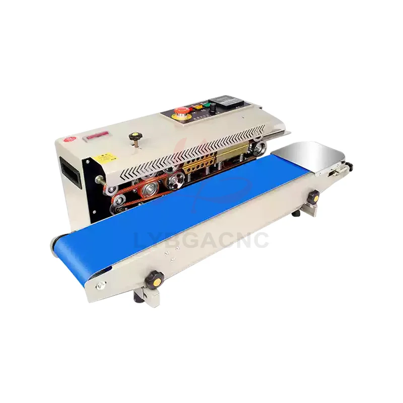 LY Tea Bags Sealing Machine for Food Snacks Plastic Bags Moon Cake Bags Printing Date Automatic Continuous Film Heat Sealer view 5