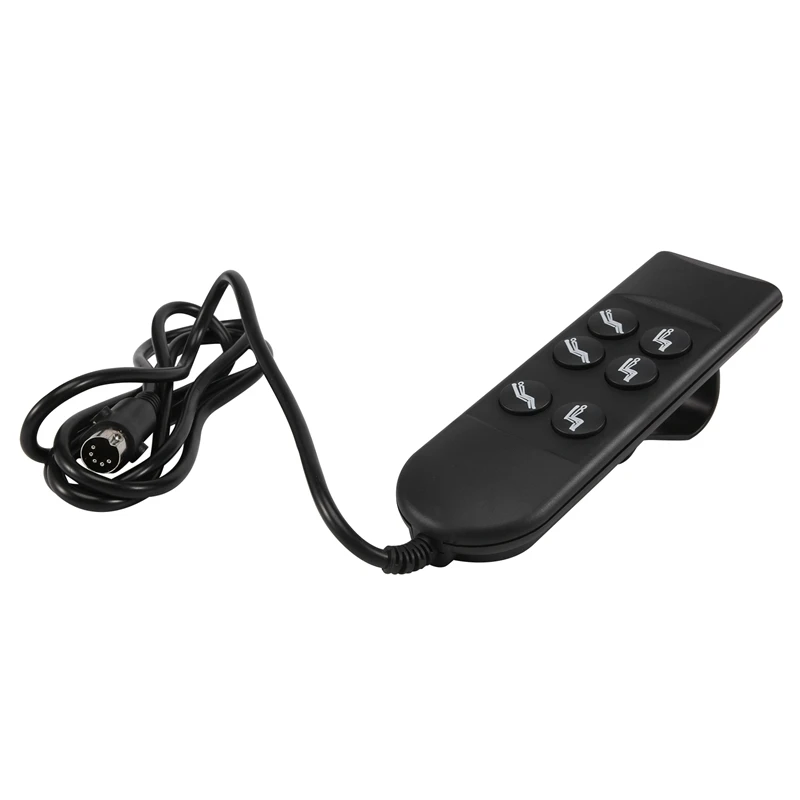 Piezas de silla reclinable eléctrica, interruptor de Motor reclinable, controlador de mano de 6 botones para sofá eléctrico, nuevo