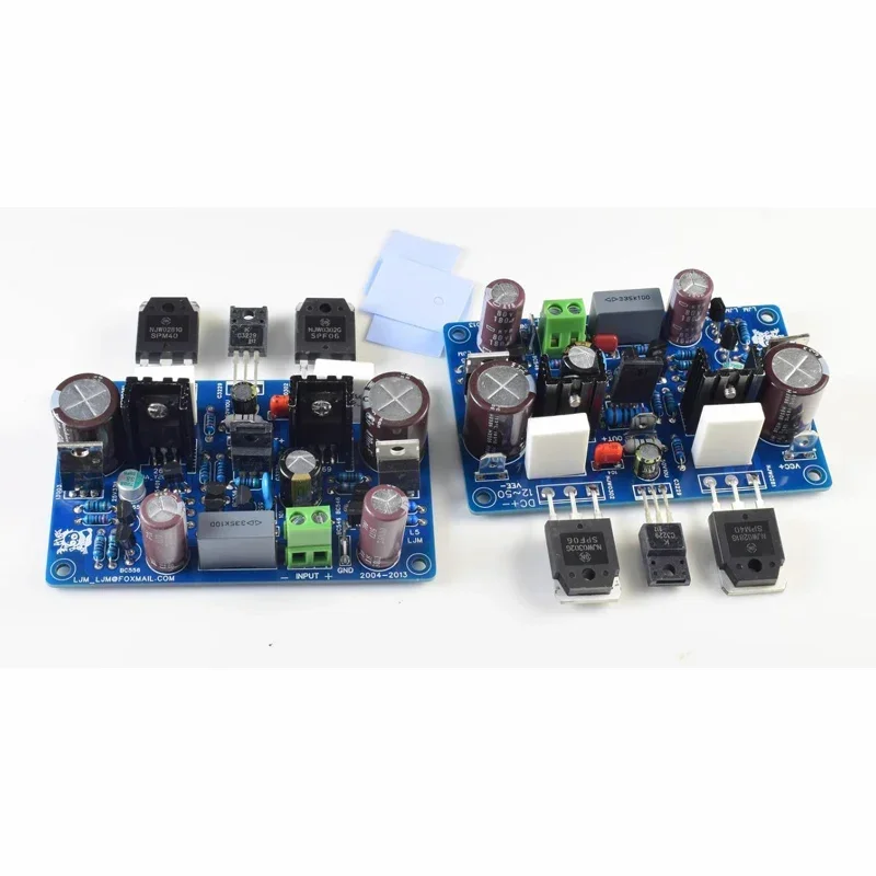 DLHiFi 2 قطعة LJM 200 واط onشبه NJW0302G 0281G كتيب دوغلاس الصوت الذاتي تصميم Blameless الفئة B HiFi مكبر للصوت