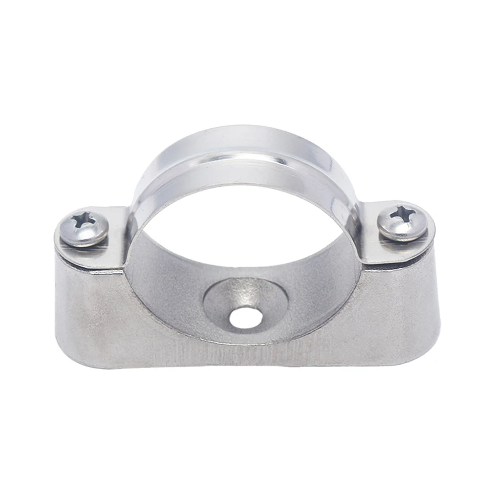 Aluminum Alloy Base Clamp 304 Pipe Support Wide Application Range For Electrical Applications Pipe Support Bracket For Plumbing