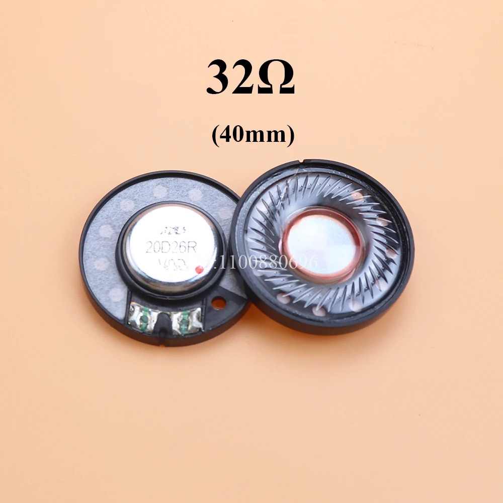 2PCS Neue 50mm 40mm 30mm 27mm Lautsprecher Einheit für DIY Kopfhörer Ausgezeichnete Sound Membran klare Stimme Tiefe Bass Hoch