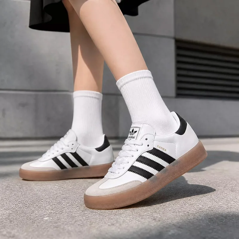 Adidas Clover Women's SAMBAE WORI Classic Wear-resistant Thick-Tread Front-Heel Training Shoes JI1349