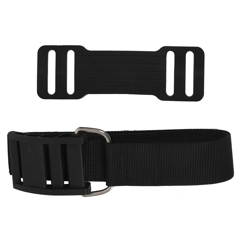 4Pcs Scuba Diving Tank Strap BCD Tank Strap Band Weight Webbing Belt With Buckle Diver Equipment