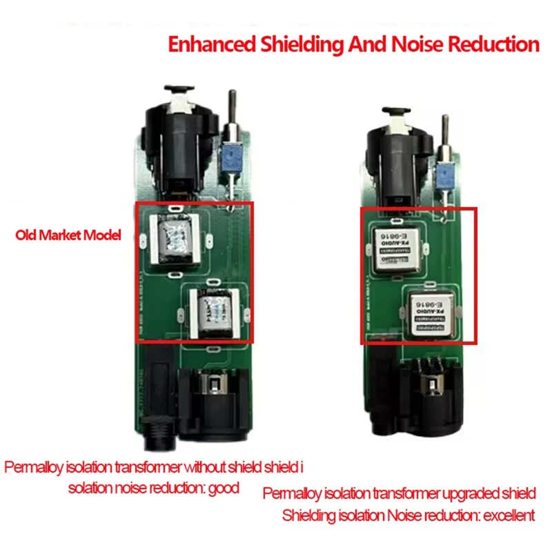 Audio Isolator Noise Reduction DI Ground Box 6.35 To Cannon Stereo Agricultural Electric Guitar Noise Eliminatio