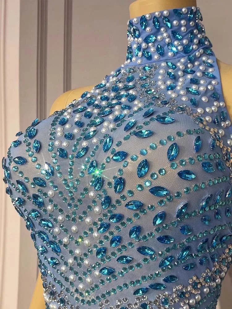 Abito da donna elastico appeso al collo sexy con stampa a caldo di alta qualità 2025 Nuovo abbigliamento da donna personalizzato alla moda