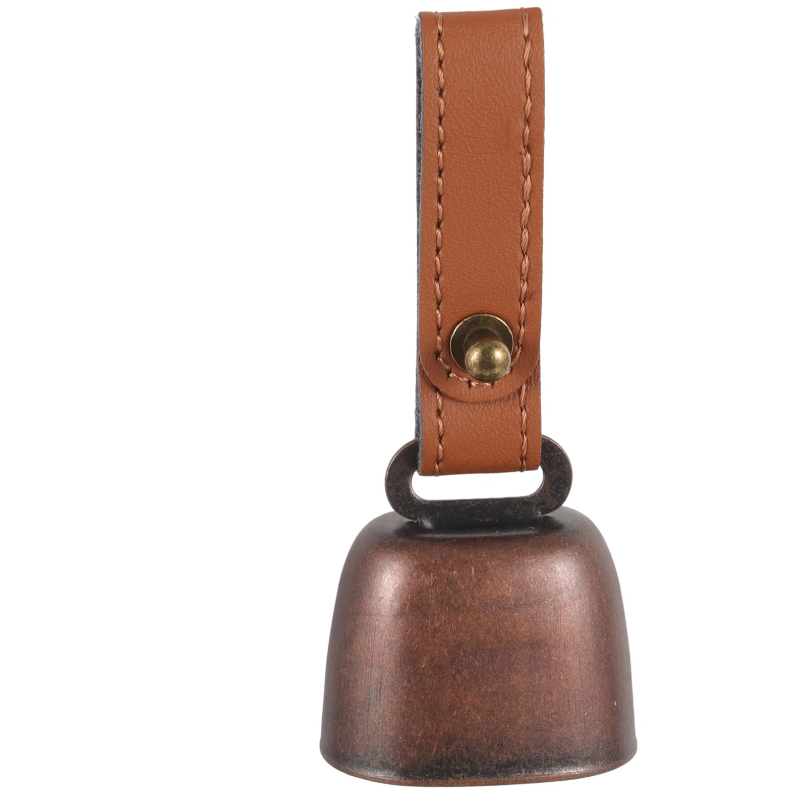 Fivela de ferro cowbell retro pingente sinos para animais de estimação caminhadas ao ar livre urso metal