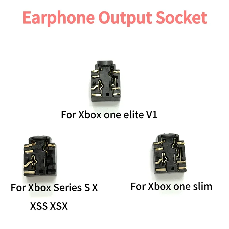 20 unids/lote original nuevo para Xbox One Slim Elite 3,5mm auriculares toma de salida de Audio conector de auriculares para controlador Xbox Series S/X