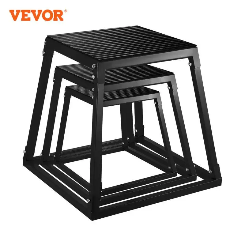 VEVOR 12/18/24 "높이 Plyometric 플랫폼 상자 Plyometric 박스 점프 홈 체육관 조련사 컨디셔닝