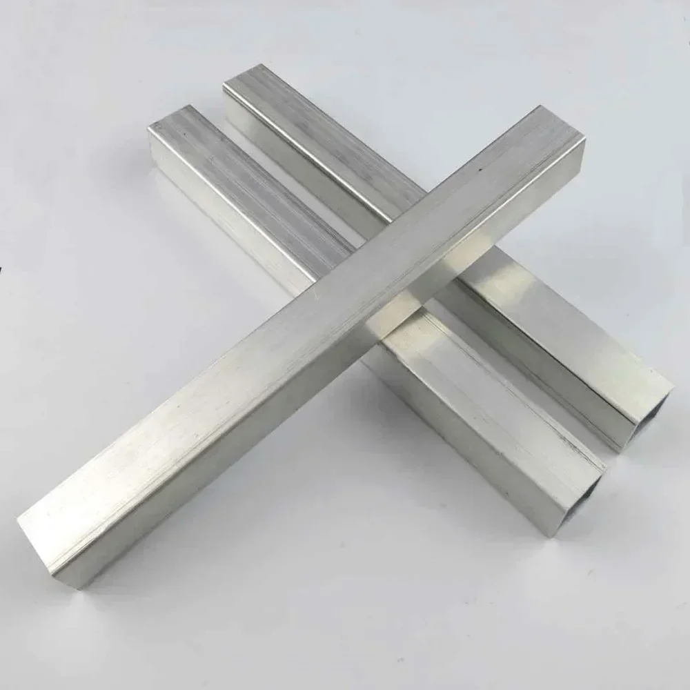 

1PCS 6063 Aluminum Square Tube 10x10mm 20x20mm Customizable Metal AL Pipe for DIY Car Frame Model Part Accessories
