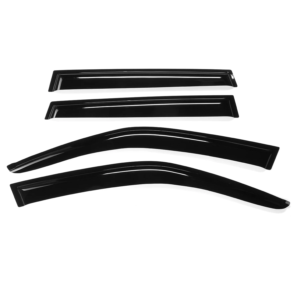 New 4x Car Side Window Visor Deflector Weathershileds Sun Rain Guards Vent For SUBARU Forester 2008-2013 Window Wind Deflector