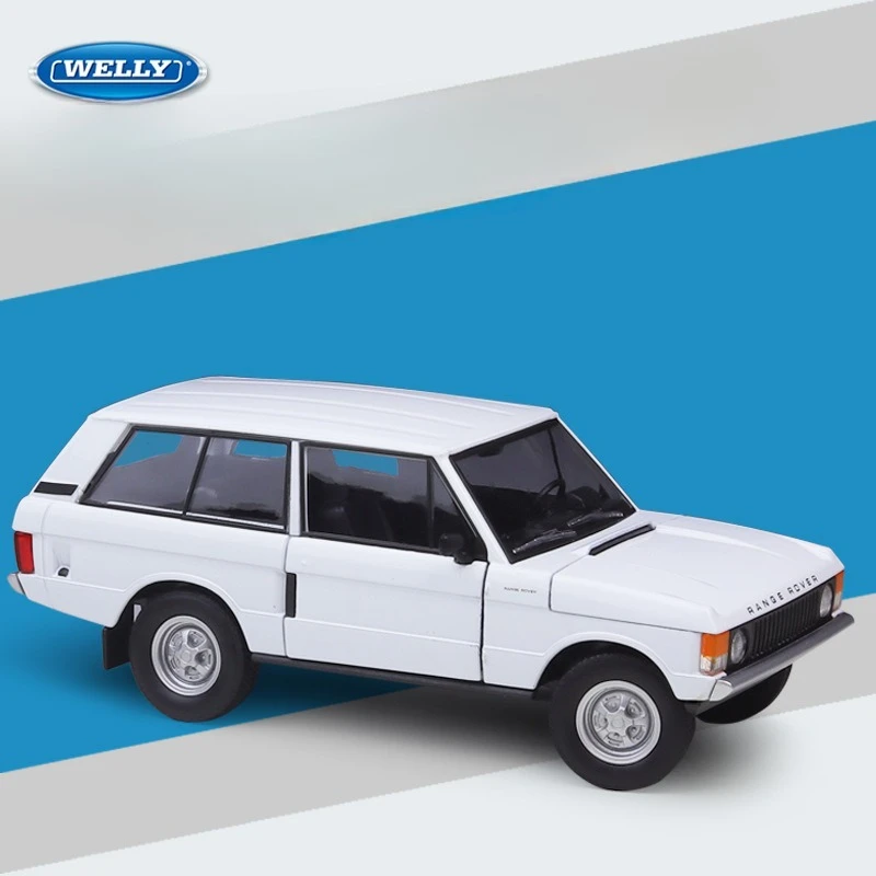 

WELLY масштаб 1:24 1970 Land Rover Range Rover, имитация сплава, модель автомобиля, коллекция литых под давлением, миниатюрный подарок бойфренду Voiture
