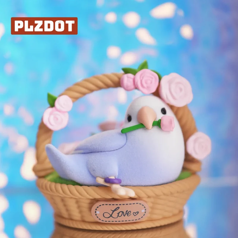 Plzdot Civilization Little Bird Taro Modern Social Bird Status Blind Box Figurines Love B!Rd Series 3 Cute Mystery Toys Kid Gift