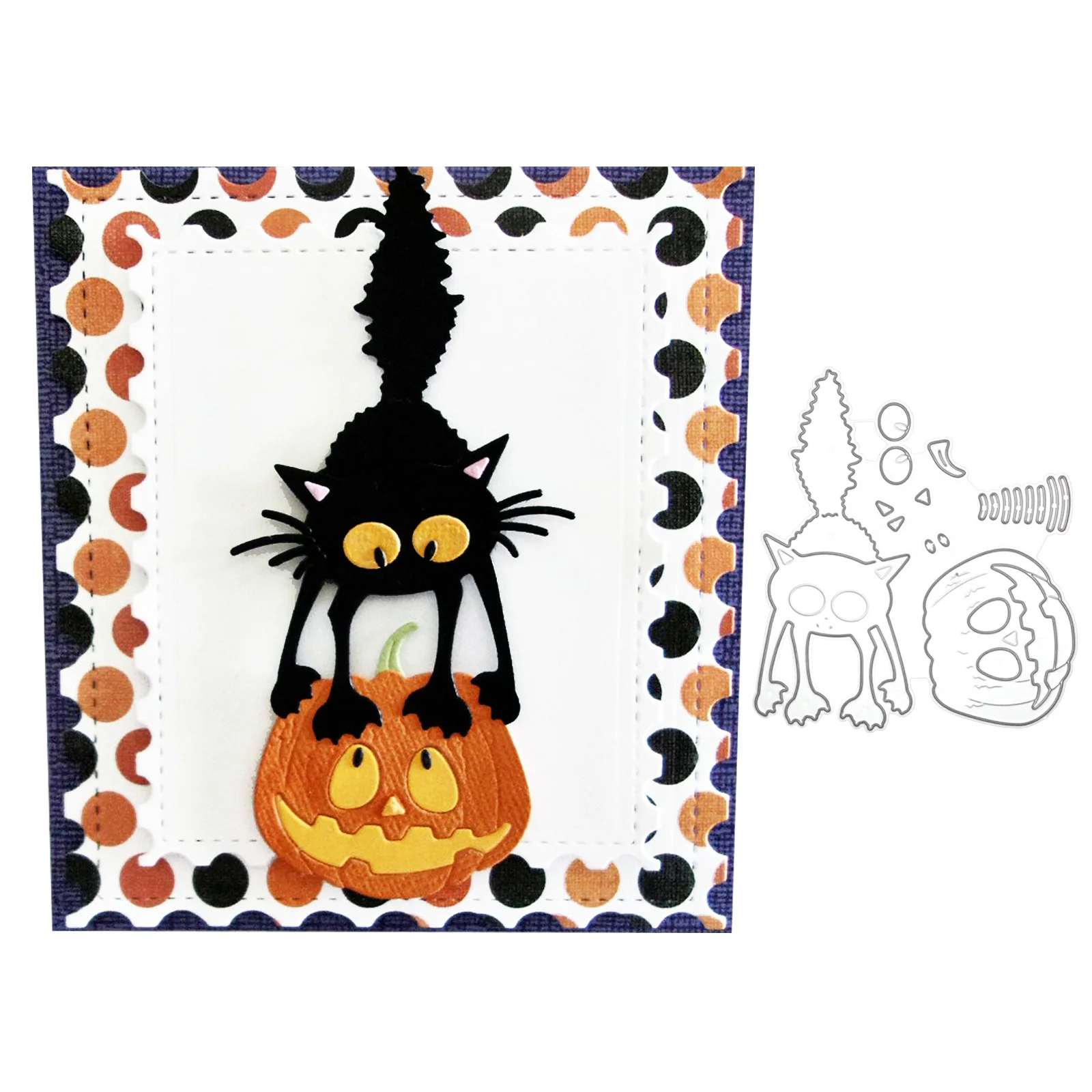 Funny Pumpkin Cat M…