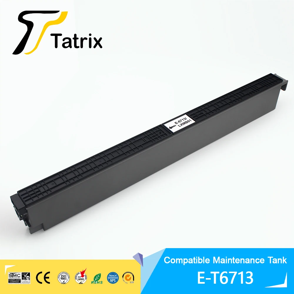 

Tatrix T6713 C13T671300 maintenance box Compatible For Epson WF-M21000/M20590D/C21000/C20750/C20600/C20590/C17590 Waste Ink Tank